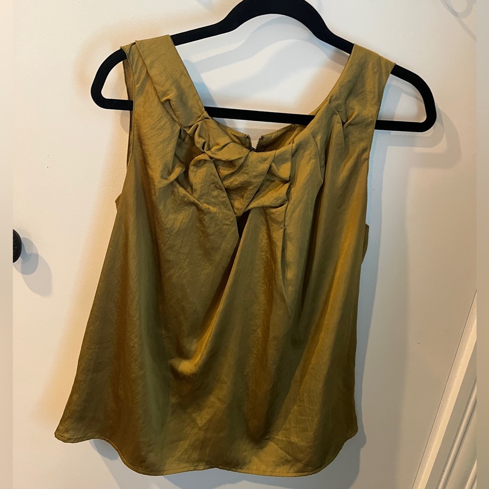Satin tank top from Loft